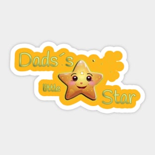 Dads´s little star Sticker